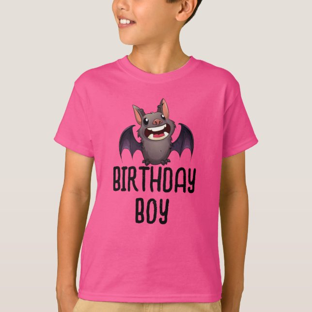 Batman | Birthday Boy - Nom et âge T-shirt (Devant)
