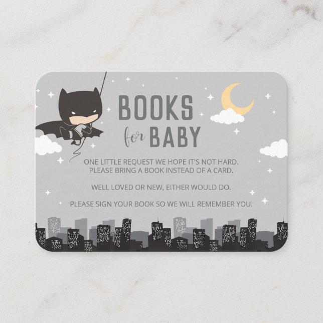 Batman Books for Baby | Carte d'insertion de Baby  (Devant)