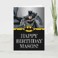 Batman | Chalkboard Bonne carte d'anniversaire