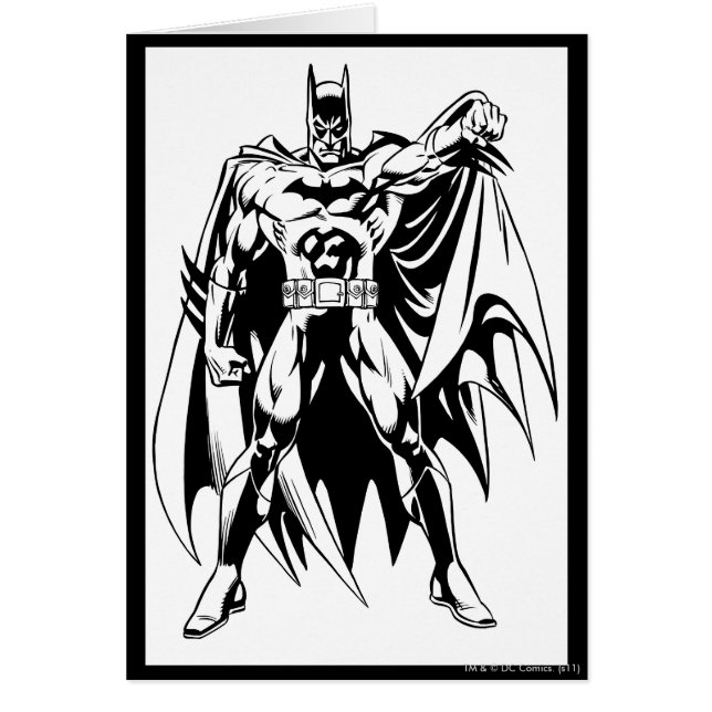 Batman Front noir et blanc (Devant)