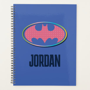 Batman   Logo Pink Polka Dot