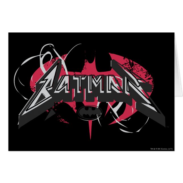 Batman | Logo rouge et noir (Devant horizontal)