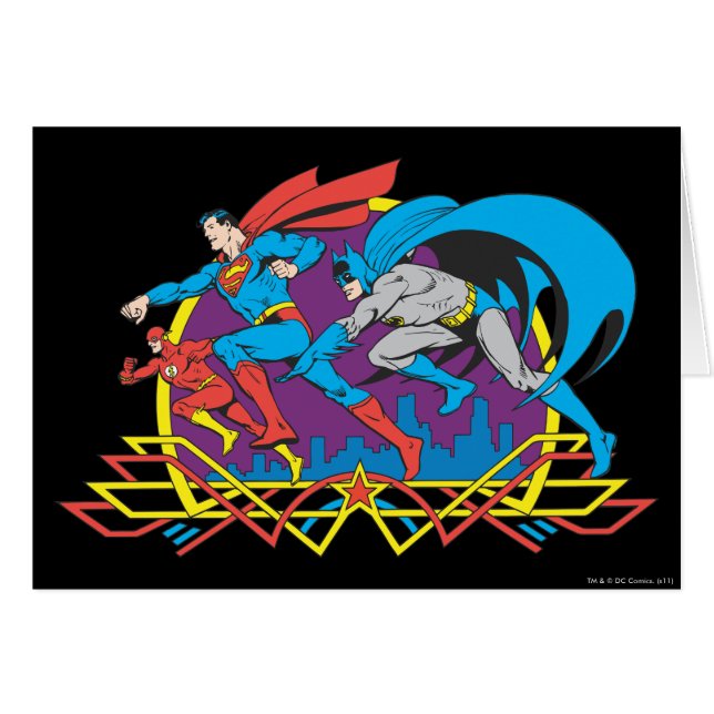 Batman + Superman + Flash (Devant horizontal)