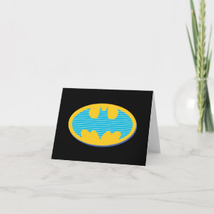 Batman   Symbole Cyan Stripes
