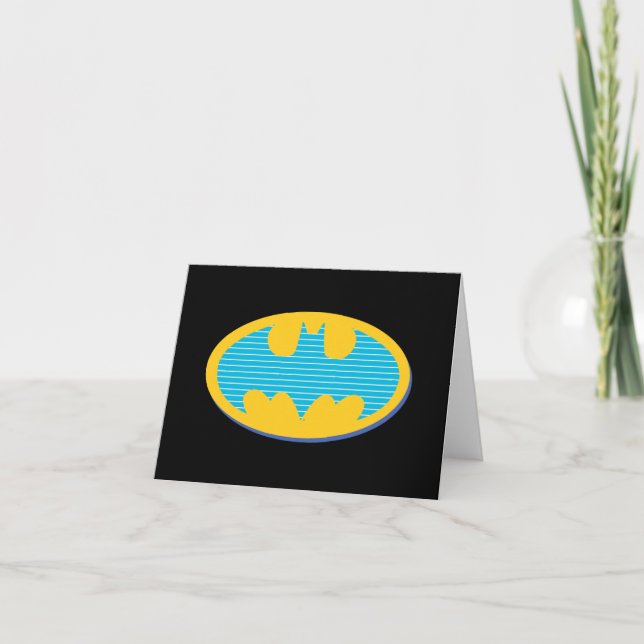 Batman | Symbole Cyan Stripes (Devant)