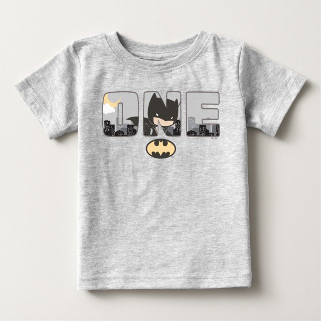 Batman | T-shirt bébé premier anniversaire (Devant)