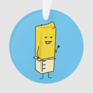 Bâton de beurre beurré des pouces heureux de