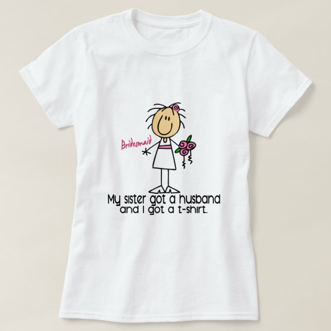 Bâton De La Femme D'Accueil Figure I A Un T-Shirt  (Design devant)