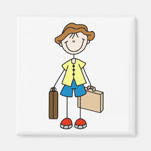 Bâton de vacances avec aimant à bagages