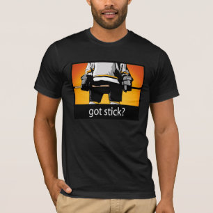 Bâton obtenu ? T-shirt d'hockey