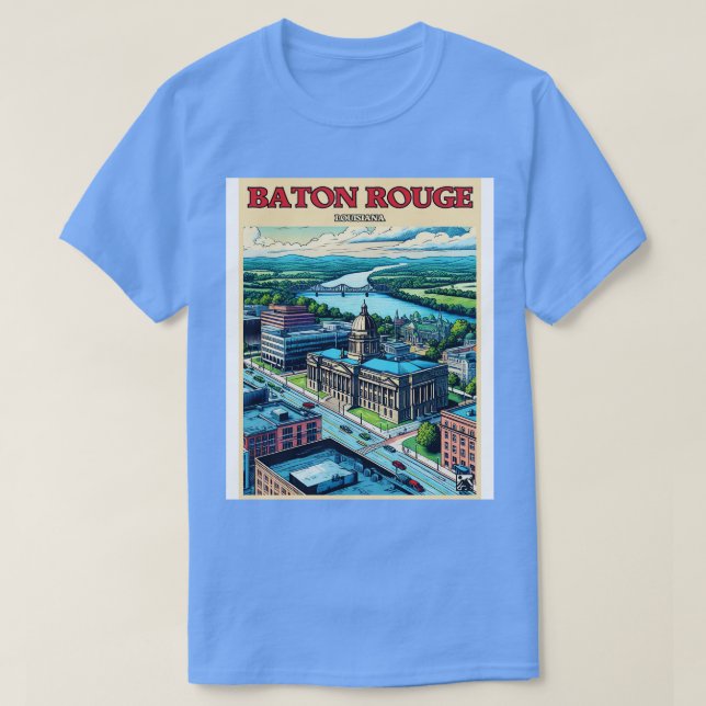 Baton Rouge Louisiana TShirt (Design devant)