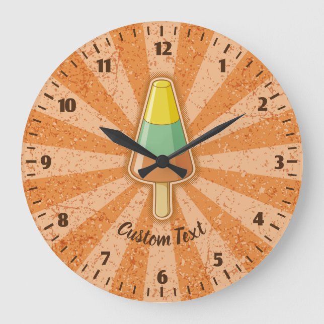 Bâtonnet de sorbet en forme de cône Grande Horloge (Recto)