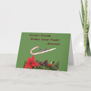 Bâtonnets de bonbons Chaque première carte de Noël
