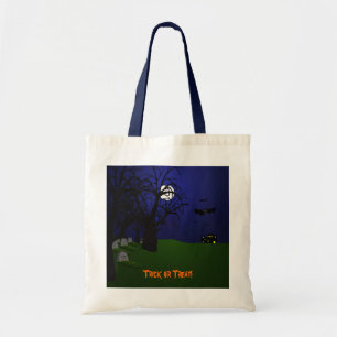Bats d'Halloween et sac de cimetière
