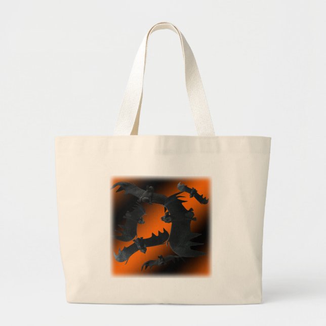 Bats Halloween Sac en toile (Devant)