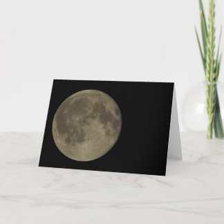 Batte et la carte de voeux de Pleine lune,