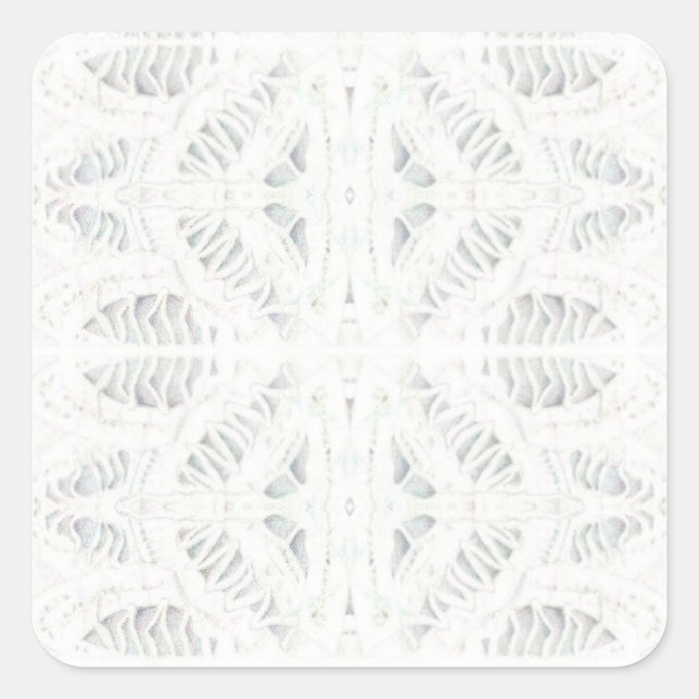 BATTENBURG LACE Petits Stickers Carrés (Devant)