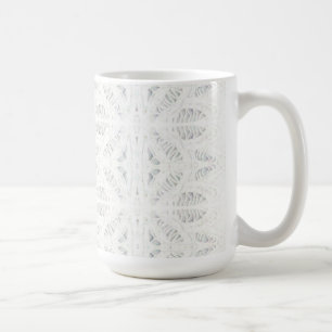 BATTENBURG LACE Tall White Mug