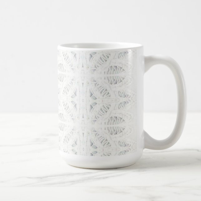BATTENBURG LACE Tall White Mug (Droite)