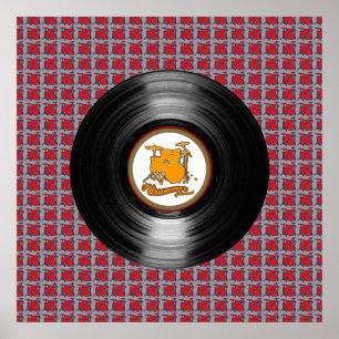 batterie disque vinyle décoration murs