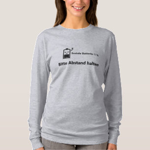 Batterie sociale : 1 % – T-shirt amusant