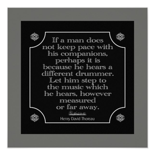 Batteur Différent — Grandes affiches (Devant)