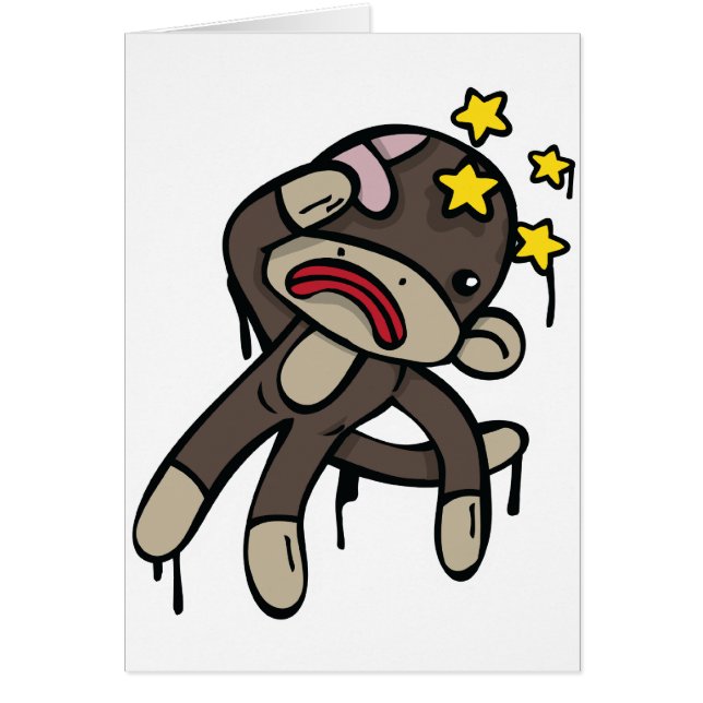 Battez le SINGE de CHAUSSETTE (Devant)