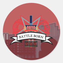 Battle Born Satanists - Stickers du nord du Nevada