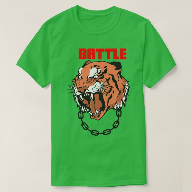 Battle Tiger Classic TShirt (Design devant)