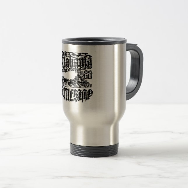 Battleship Alabama Travel/Commuuter Mug (Devant droit)
