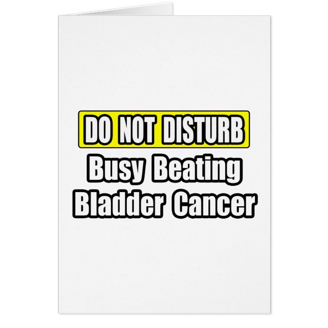 Battre Occupé Cancer de la vessie (Devant)