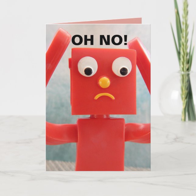 BATTU CARTE D'ANNIVERSAIRE FUNNY (Devant)