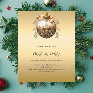 Bauble or vintage Noël invitation