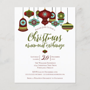 Bauble rétro de la partie d'échange d'ornement bud