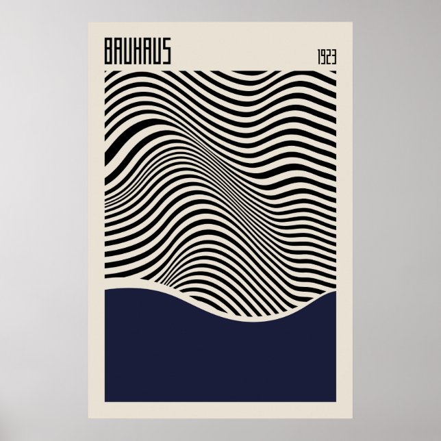 Bauhaus 1923 | Poster Retro Design (Devant)