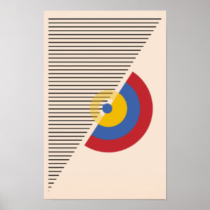 Bauhaus Abstrait moderne Art Déco Imprimable