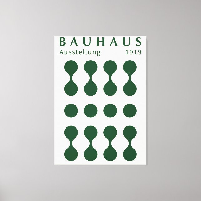 Bauhaus Ausstellung 1919 Impression de forme, déco (Recto)