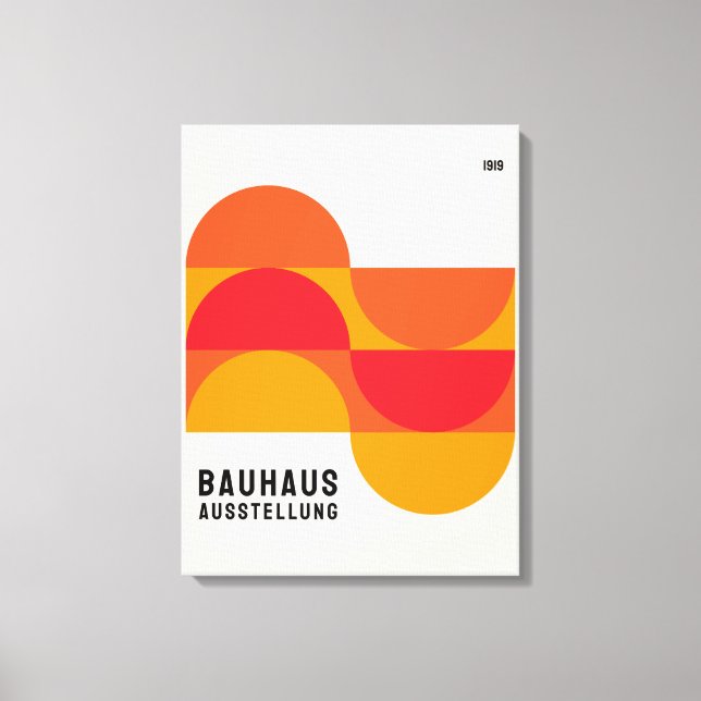 Bauhaus Exposition 1919 B19 toile Imprimer (Recto)