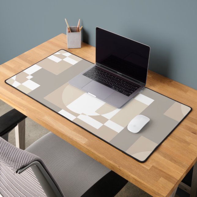 Bauhaus Neutral Geometric Circle Abstract Art (Bureau 2)