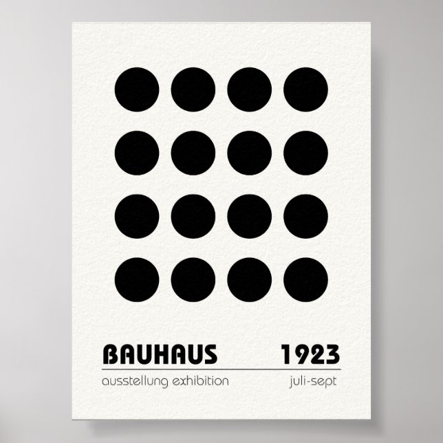 Bauhaus Poster Wall Art (Devant)