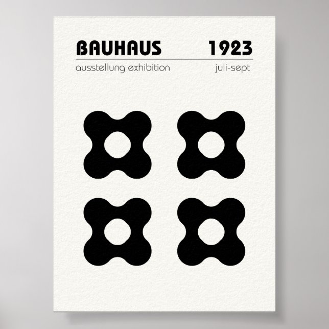 Bauhaus Poster Wall Art (Devant)