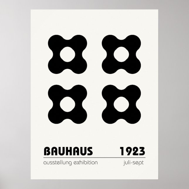 Bauhaus Poster Wall Art (Devant)