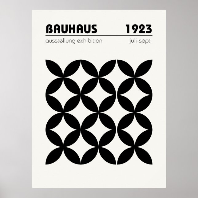 Bauhaus Poster Wall Art (Devant)