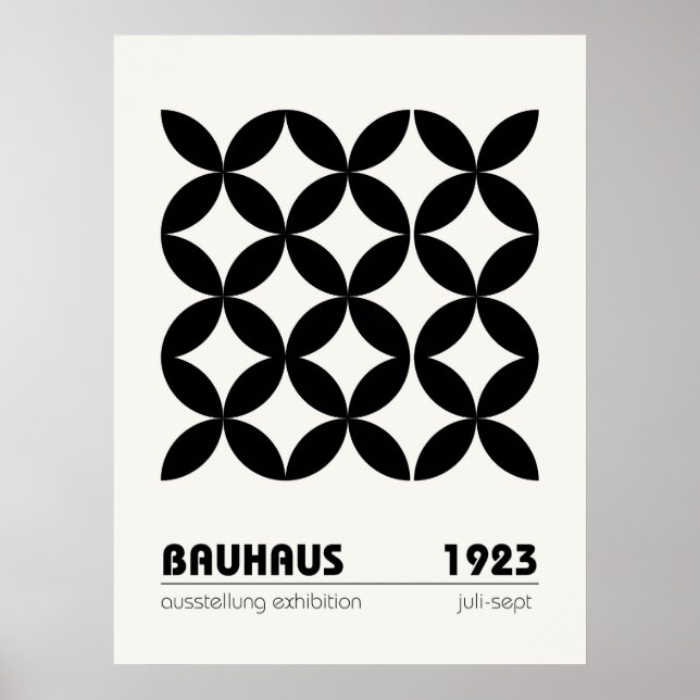 Bauhaus Poster Wall Art (Devant)