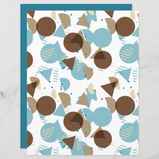 Bauhaus Style Mosaic Art Motif papier à rebut