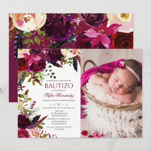 Bautizo Invitacione De bautizo Baptism Invitation