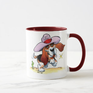Bave obtenue par basset ? Tasse de sonnerie