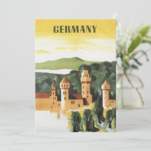 Bavière, Allemagne, Château allemand Art de voyage