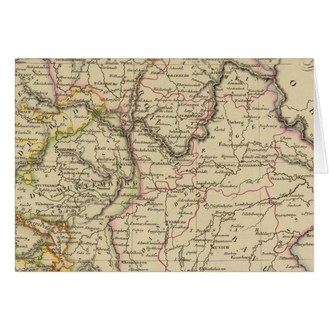 Bavière, W? rttemberg et Baden Gr (Devant horizontal)