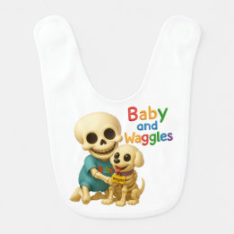Bavoir Bébé et Waggles™ de la série animée The Boneheads™